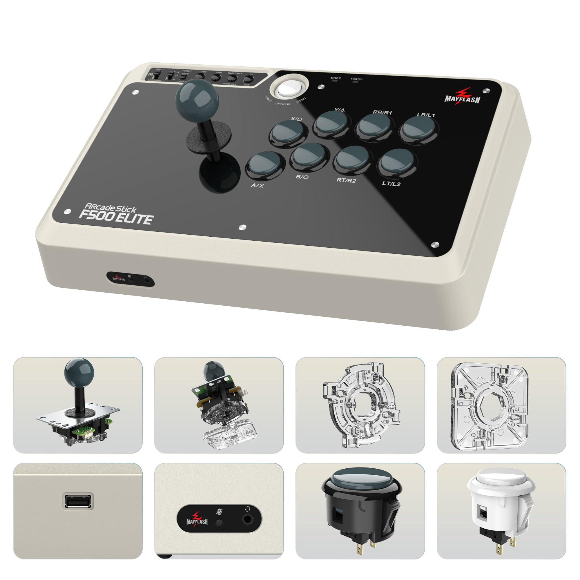 Amazon.co.jp: Mayflash ジョイスティック F500 Elite for PC PS4 PS3